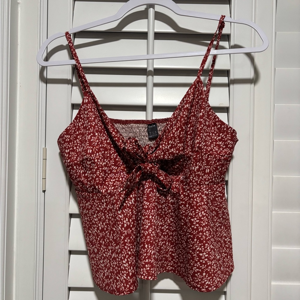 SHEIN tie top